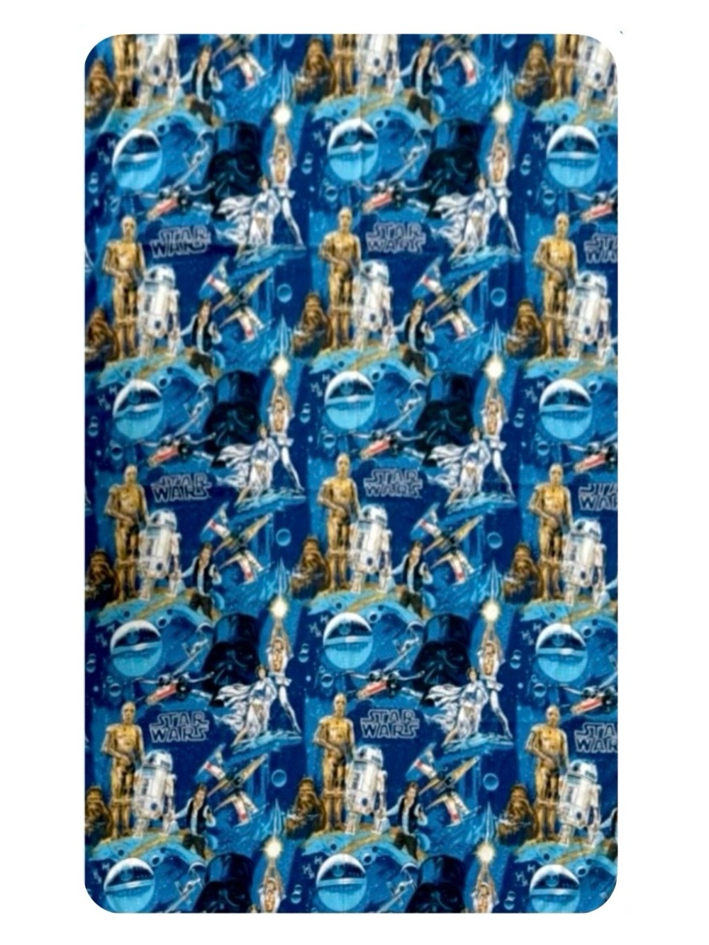 Vintage 1977 Star Wars IV A New Hope Twin Fitted Bed Sheet